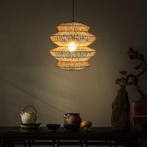 Eco-friendly Rattan Hanging <b>Lampshade</b> Lamps Home Decor Luxury Multi-layer Wholesale Nice Price From Vietnam - Product Image 4