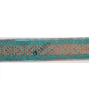 Trenzas de alta calidad, cordones, adornos de alambre metálico uniforme, trenzas, trenza de encaje textil de galón - Product Image 4