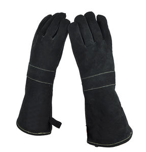 Gants de soudage TIG de bonne qualité protègent le travail de soudeur pleine paume en cuir fendu imperméable résistance à la chaleur gants antidérapants - Product Image 1