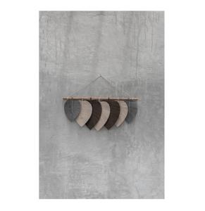 Feuille de macramé multicolore personnalisée Tenture murale faite à la main Décoration murale parfaite pour les décorations de maison et de chambre à coucher - Product Image 1