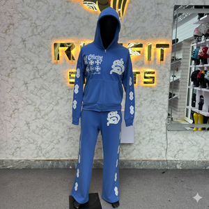 Survêtement zippé à bas prix pour homme, édition sport, créez votre propre logo, style unique, nouveau design, survêtement pour homme - Product Image 5