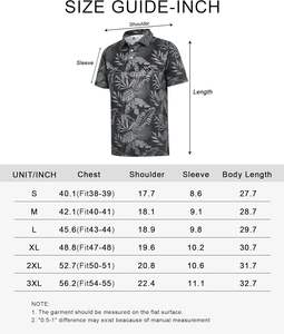 Polos pour hommes chemises de golf extensibles à séchage rapide chemises de golf à impression décontractée polos pour hommes à manches courtes du Pakistan - Product Image 6