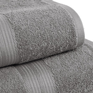 High-Quality 100% Cotton Towel Set for Bathroom Oversized Fade Resistant & Plush 6-Piece Collection of Bath Hand and <b>Washcloth</b> - Product Image 4