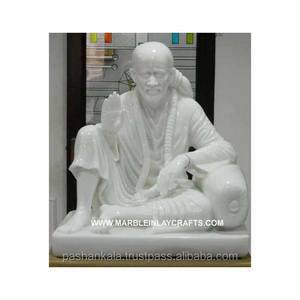 เชอร์ดิไสบาบารูปปั้นหินอ่อนสีขาว - Product Image 1