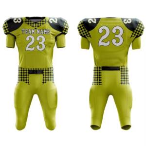 OEM High Quality Custom American Football Jersey Short Sleeve Breathable Drop Shoulder <b>Cropped</b> Unisex - Product Image 1