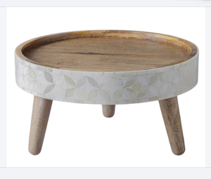 ถาดเสิร์ฟเค้กแม่ลูกมุกถาดช็อคโกแลตแฮนด์เมด - Product Image 4