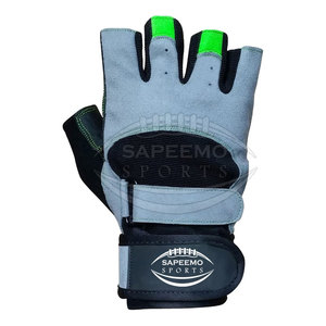 Guantes Deportivos de Moda para Entrenamiento Físico, Levantamiento de Pesas, Guantes de Gimnasio de Medio Dedo de Cuero para Entrenamiento Físico - Product Image 2