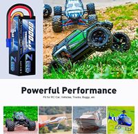 Zeee 4S Lipo Batterie 8000mAh 14.8V 100C avec connecteur EC5 Boîtier rigide RC Batterie pour voiture camion réservoir RC Buggy Truggy Racing Hobby