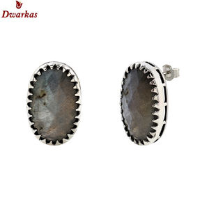 925 Sterling Silver Dangler Drop Earring Fine Jewelry with Natural Labradorite Gemstone Trendy Style for Weddings Parties Gifts - Product Image 5