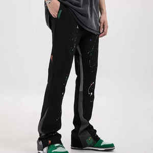 Pantalón de hombre de secado rápido hecho en Pakistán poliéster/algodón logotipo personalizado recto Casual Regular Fit venta en línea - Product Image 5