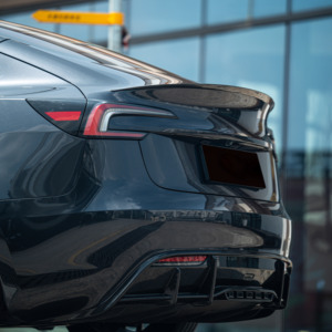 Xenplus Remplacement parfait Réparation Adapté pour <span class=keywords><strong>Tesla</strong></span> Model 3 Style Lèvre avant Pare-chocs avant Kit <span class=keywords><strong>carrosserie</strong></span> en fibre de carbone Accessoires - Product Image 4