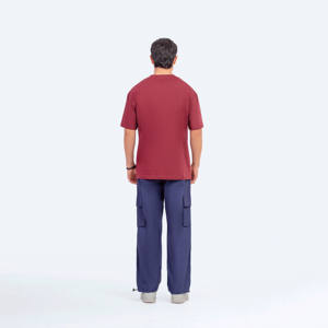 เสื้อยืดผู้ชายพิมพ์ลายขนาดใหญ่พิเศษสำหรับผู้ชายเสื้อยืดพิมพ์โลโก้ได้ตามต้องการด้วยผ้าคอตตอนออร์แกนิกเปล่า - Product Image 5