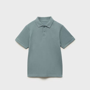 Vente en gros d'usine de polos pour enfants 100% coton, t-shirts de polo décontractés avec logo imprimé et personnalisable pour garçons et filles - Product Image 1