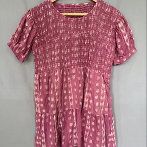 ชุดลำลองซักได้สำหรับพิมพ์ลายโบฮีเมียนเอวยางยืดอัดพลีทแบบลำลองโลโก้โอเวอร์ไซส์ออกแบบได้ตามต้องการจากโรงงาน - Product Image 1