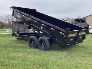 Remolque volquete agrícola de 5 toneladas operado por un solo tractor con motor y engranaje para uso agrícola Compre remolque volquete barato Inclinación hidráulica - Product Image 5