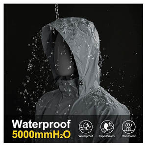 Imperméable imperméable adultes veste de pluie hommes coupe-vent extérieur compressible veste de pluie pour les motocyclistes voyage occasions de pluie - Product Image 2