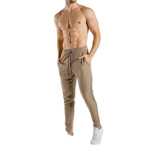 กางเกงวอร์มเข้ารูปของผู้ชายกางเกงวิ่งออกกำลังกายผ้าฝ้ายโพลีเอสเตอร์มีกระเป๋าแบบมีซิปชุดวิ่งแบบลำลอง - Product Image 6