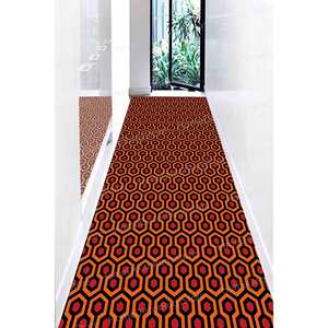 Chic Floral Printed <b>Rug</b>, Modern Design for Entryway or Bedroom,<b>Chenille</b> <b>Rug</b> - Product Image 4