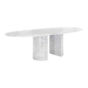 Dolmen Modern Style Dining Table <b>Set</b> <b>Square</b> and Oval Sintered Stone and Marble Solid Wood Assembled for Home Bar - Product Image 2