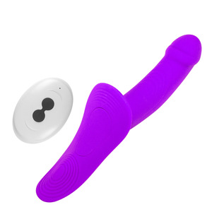 Vibromasseur double tête télécommandé pour couples lesbiens – Godemiché vibrant à porter – Jouet sexuel - Product Image 3
