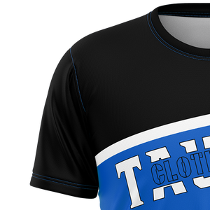 เสื้อยืดสำหรับผู้ชายเสื้อยืดพิมพ์ลายโลโก้แบบกำหนดเองเสื้อยืดผ้าฝ้ายโพลีเอสเตอร์ธรรมดาออกแบบได้ - Product Image 3