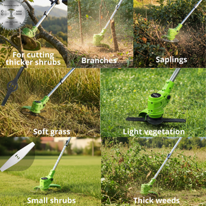 ADM TRIMMER DA GIARDINO SENZA FILO CON BATTERIA AL LITIO + 2 BATTERIE, SKU: 456 - Product Image 2