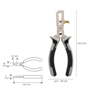 Pelacavi 175 mm. Acciaio Cromo Vanadio DIN-ISO 8979 - Product Image 2
