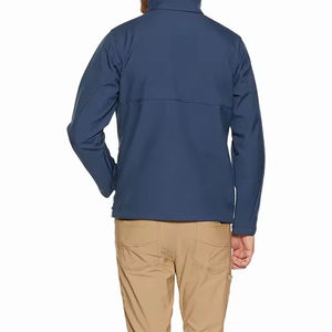 Veste Softshell Personnalisée pour Homme Fermeture Éclair Haute Qualité Respirante Imperméable Séchage Rapide Grande Taille Décontractée Extérieur Chaude Coupe-Vent - Product Image 3