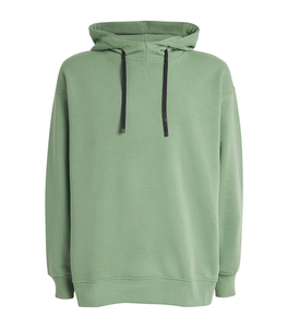 Unisex Solid Color Pullover Hoodie Long Sleeve Fleece Sweatshirt Casual Streetwear with Drawstring Pullover Hoodie - Product Image 1