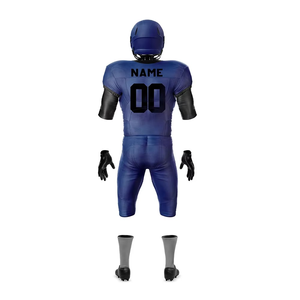 Uniforme de football américain respirant grande taille, couleur violet foncé, vêtements d'équipe, 100% polyester, ONEAPEX INTERNATIONAL - Product Image 3