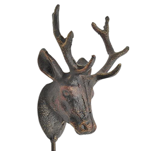 Crochet mural en métal renne paysage et nature décoration murale crochets d'ornement de Noël pour maison et hôtel de luxe personnalisés - Product Image 1