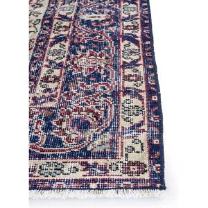 Tapis en laine noué à la main de grande taille, motif médaillon rouge et orange, pour la maison et le salon, tapis rectangulaire pour couloir - Pae-2419 - Product Image 4