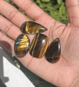 คุณภาพส่งออกระดับพรีเมียม 100% อัญมณีตาเสือธรรมชาติ Cabochons ของแท้หลวมสําหรับทําเครื่องประดับในราคาขายส่ง OEM จํานวนมาก - Product Image 5