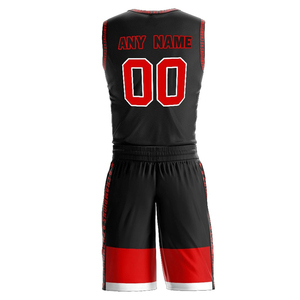 INDEX APPAREL Custom Sublimated Basketball Jersey Shorts Set Team Name 00 Moisture Wicking Sleeveless Mesh <b>Athletic</b> Fit - Product Image 3