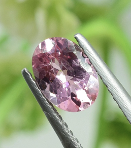 Tourmaline rose naturelle pierre précieuse en vrac forme ovale à facettes couleur rouge semi-précieuse pour la fabrication de bijoux pour bagues collier IGI - Product Image 4