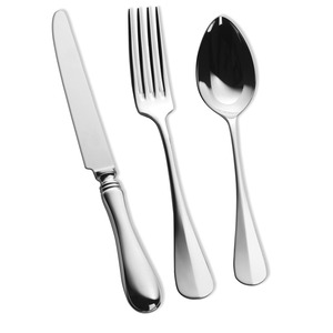Ensemble de couverts en acier inoxydable de conception élégante de l'Inde, finitions personnalisées et toutes tailles, couverts pour hôtel, vente en gros - Product Image 1