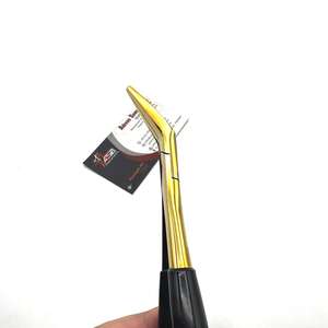 Customizable Stainless Steel Beauty Tool-Curved <b>Flat</b> <b>Nose</b> Hair Extension <b>Pliers</b> with Logo Printing Sustainable Custom Made - Product Image 6