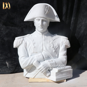 Sculpture <span class=keywords><strong>de</strong></span> <span class=keywords><strong>buste</strong></span> <span class=keywords><strong>de</strong></span> Napoléon en marbre blanc sculpté à la main classique - Product Image 5