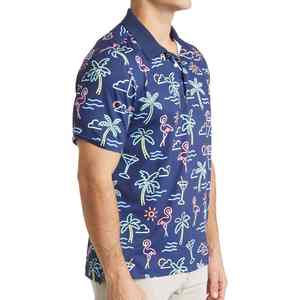 Camiseta Polo de Algodón 100% de Primera Calidad para Hombre, Corte Holgado, Estampada, Tendencia, Sostenible, Nueva Llegada - Product Image 2