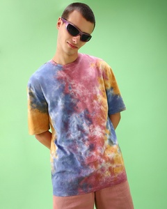 Oversized Multi Color <b>Tie</b>-Dyed Printed TShirts OEM Short Sleeves Casual Streetwear T <b>Shirts</b> <b>Tee</b> Custom Made <b>Tie</b> <b>Dye</b> T-<b>Shirts</b> Men - Product Image 3