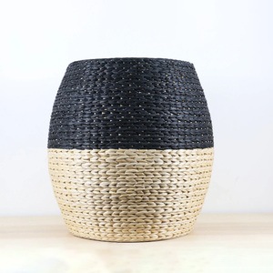 Coussins de meubles d'intérieur et d'extérieur, poufs en jacinthe d'eau pour salon, coussin bas, coussin de sol, tabourets - Product Image 5