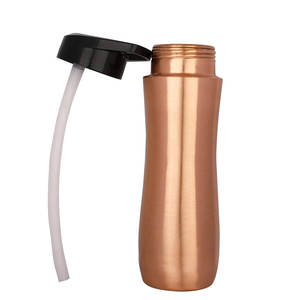 Latest Arrival 100 % Copper <b>Bottle</b> <b>Metal</b> Copper <b>Bottle</b> Elegant Look Copper <b>Water</b> <b>Bottle</b> For Kids with Plastic Lid Handmade 2025 - Product Image 4