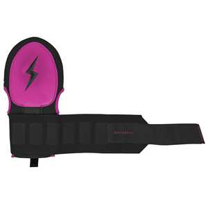 Mitaine coulissante en cuir rose vif de la série Bear - Product Image 1