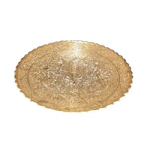 ชามผลไม้ทองเหลืองทำมือพร้อมสลักสวยงามขัดเงาสำหรับใช้ในครัว - Product Image 4