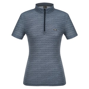 [เรดเฟซ โฮเวอร์เฮาส์] เสื้อยืดซิปครึ่งตัวสตรี Stream Print REWFTSM19056 - Product Image 1