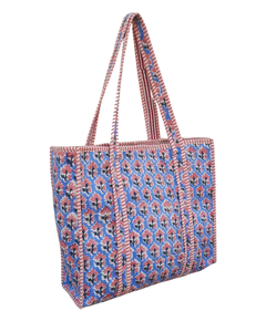 Cotton <b>Quilted</b> Eco-friendly <b>Tote</b> <b>Bag</b> with Customizable Logo and Box Packaging for Promotion Shopping and Gifting - Product Image 1