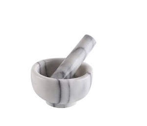 Mortero de mármol negro de alta calidad, artículo de cocina, diseño único, mazo de mármol, directo de fabricación, al mejor precio - Product Image 4