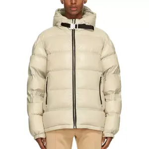 Chaqueta acolchada para hombre, elegante, con capucha, cálida, ligera, impermeable, con aislamiento, abrigo de invierno, plegable, para exteriores, duradero - Product Image 1