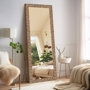 กระจกแต่งหน้าทรงโค้งทรงสี่เหลี่ยมเต็มกระจกแต่งหน้าทรงสี่เหลี่ยมเต็มรูปแบบโดยตรงในราคาโรงงาน - Product Image 3