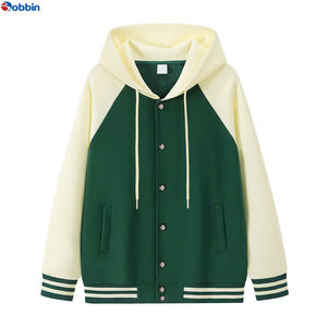 Veste universitaire à capuche pour homme grande taille, tendance, vintage, style américain, baseball, collège, lycée, vente chaude - Product Image 5